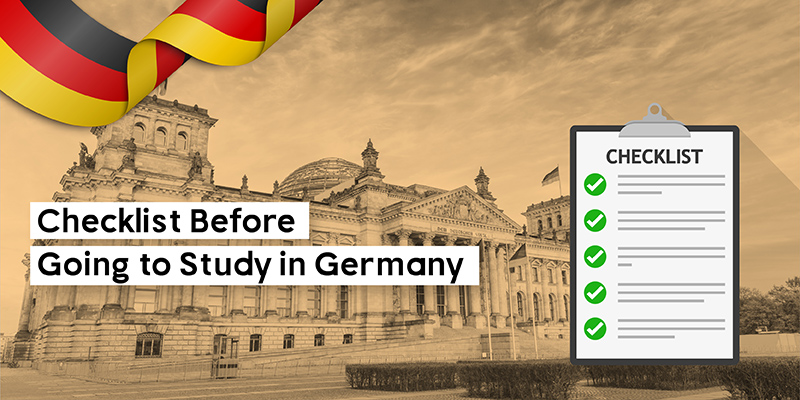 Checklist Before Going to Study in Germany